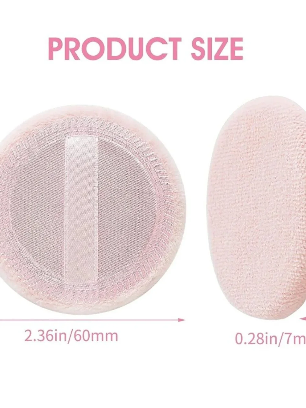 12 Pcs Beauty Makeup Round Powder Puff Sponges